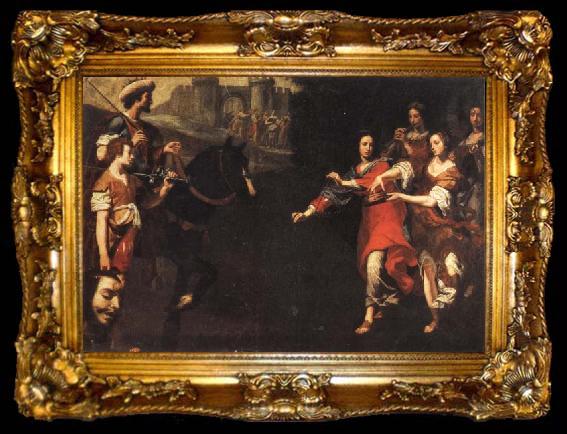 framed  Lorenzo Lippi The Triumph of David, ta009-2